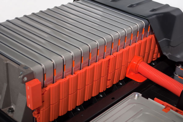Example of a battery test stand
